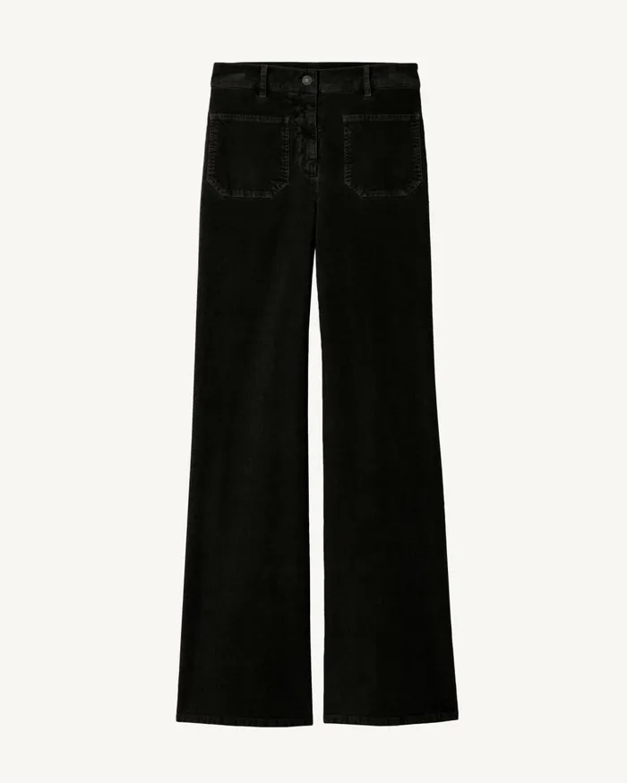 Nili Lotan FLORENCE PANT Ecru Women Pants and Shorts