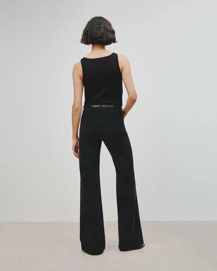Nili Lotan FLORENCE PANT Ecru Women Pants and Shorts