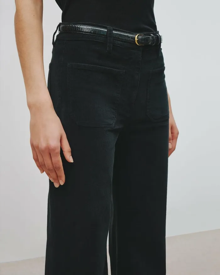 Nili Lotan FLORENCE PANT Ecru Women Pants and Shorts