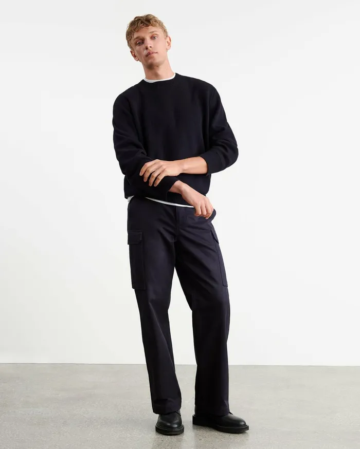 Nili Lotan FRIEDMAN PANT Midnight Men Pants and Shorts