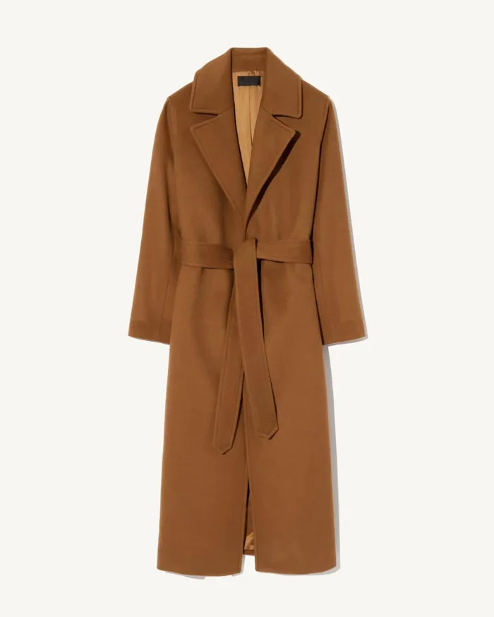 Nili Lotan LORELLE COAT Cognac Women Coats and Outerwear