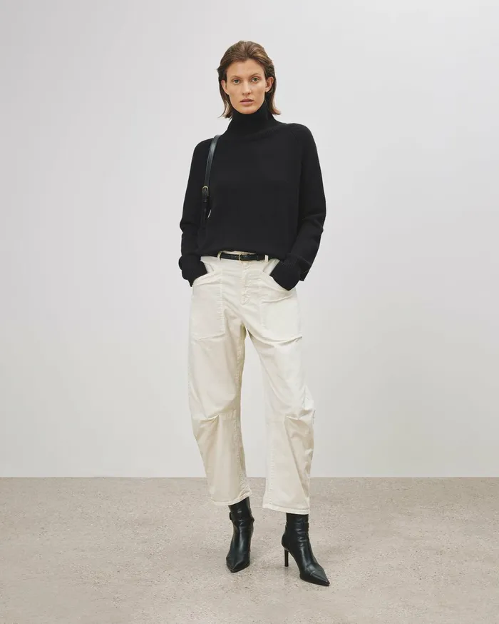 Nili Lotan SHON PANT Wood Women Pants and Shorts