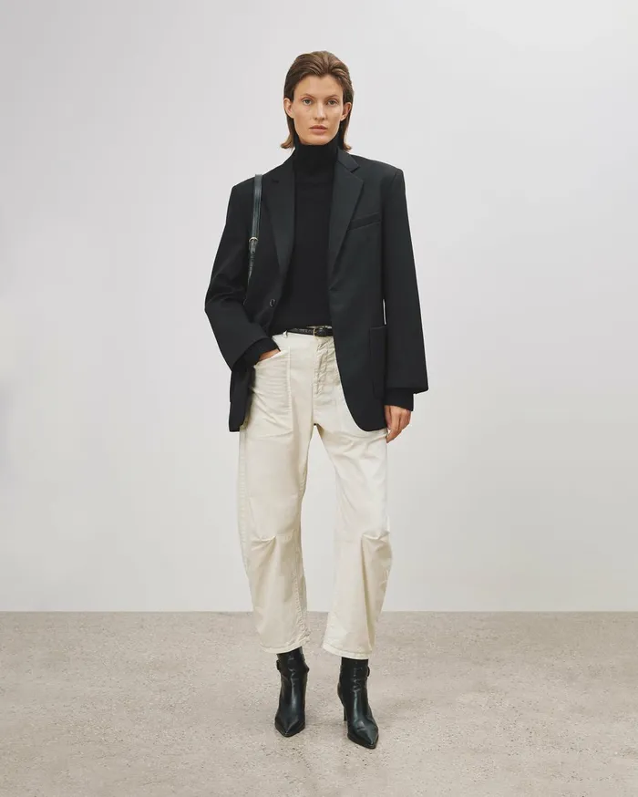 Nili Lotan SHON PANT Wood Women Pants and Shorts