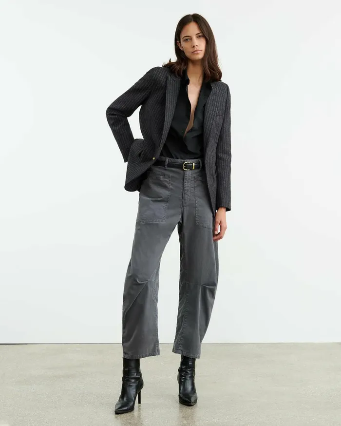 Nili Lotan SHON PANT Wood Women Pants and Shorts