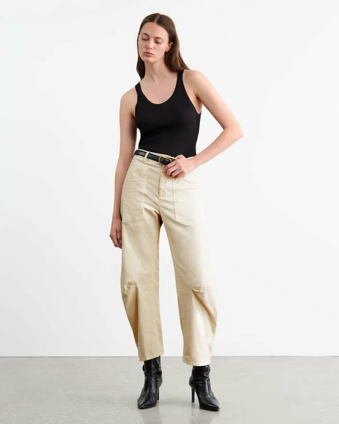 Nili Lotan SHON PANT Wood Women Pants and Shorts