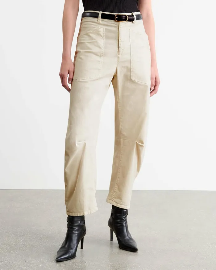 Nili Lotan SHON PANT Wood Women Pants and Shorts