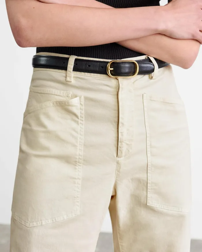 Nili Lotan SHON PANT Wood Women Pants and Shorts