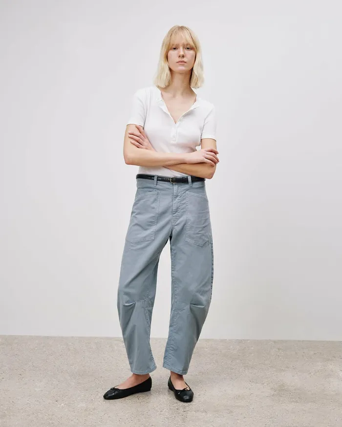 Nili Lotan SHON PANT Wood Women Pants and Shorts