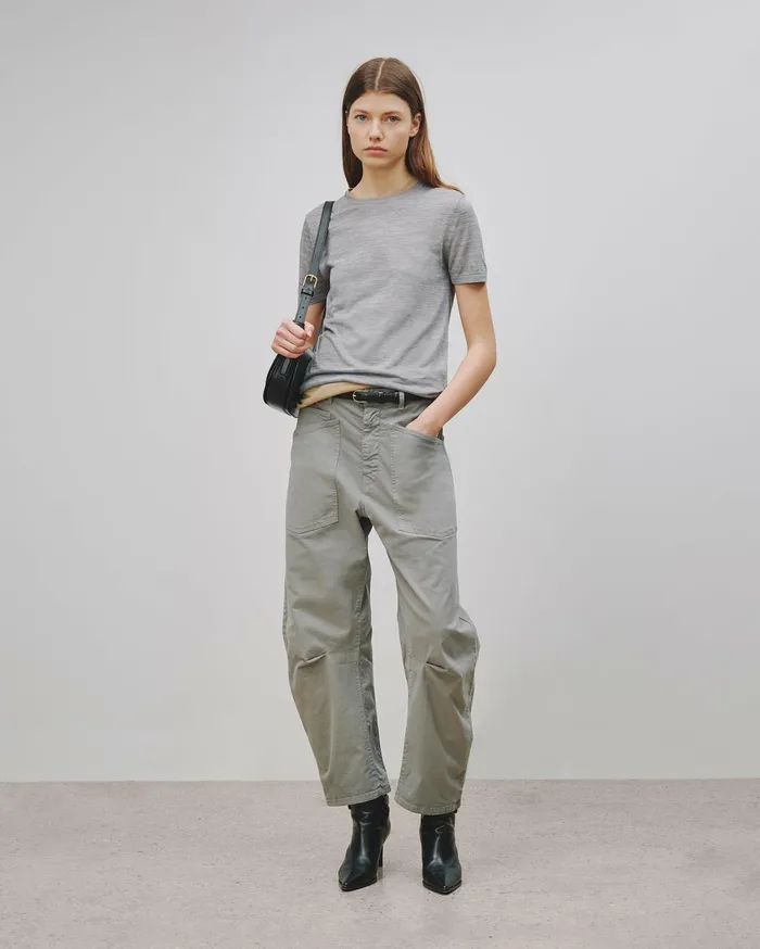 Nili Lotan SHON PANT Wood Women Pants and Shorts