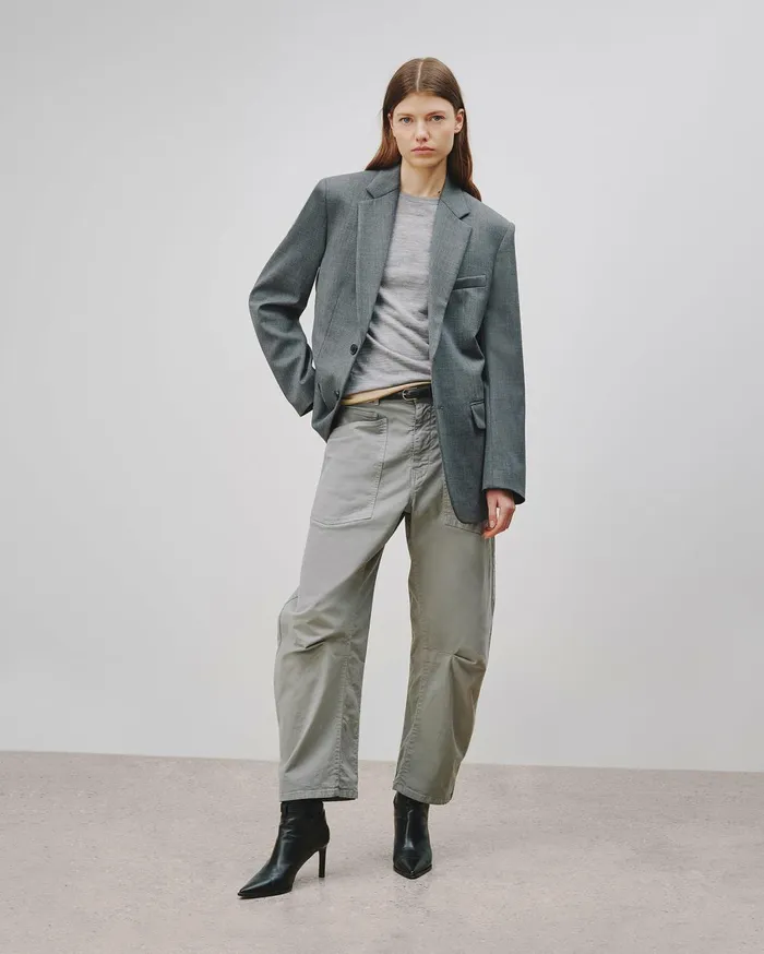 Nili Lotan SHON PANT Wood Women Pants and Shorts