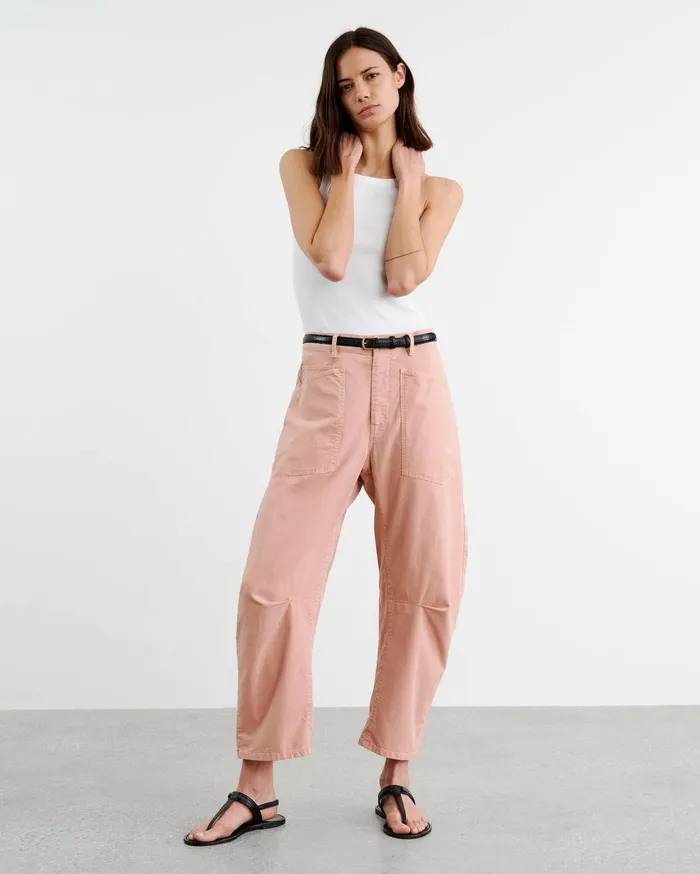 Nili Lotan SHON PANT Wood Women Pants and Shorts