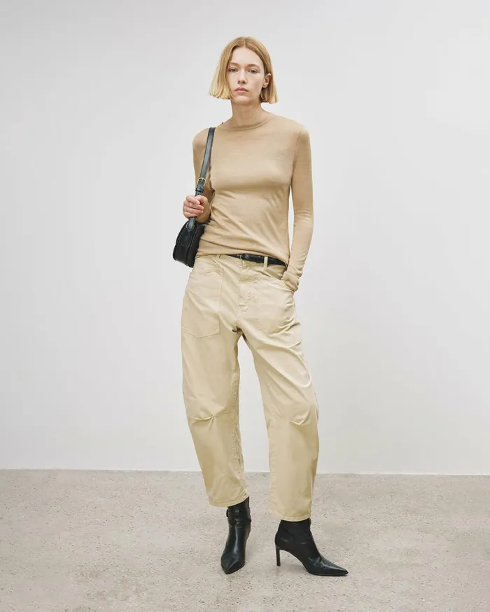 Nili Lotan SHON PANT Wood Women Pants and Shorts