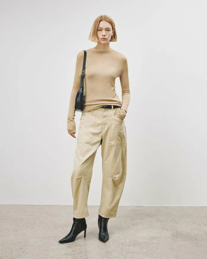 Nili Lotan SHON PANT Wood Women Pants and Shorts