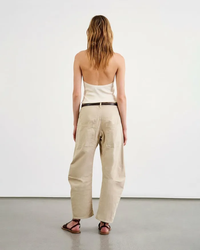 Nili Lotan SHON PANT Wood Women Pants and Shorts