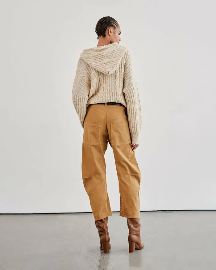 Nili Lotan SHON PANT Wood Women Pants and Shorts