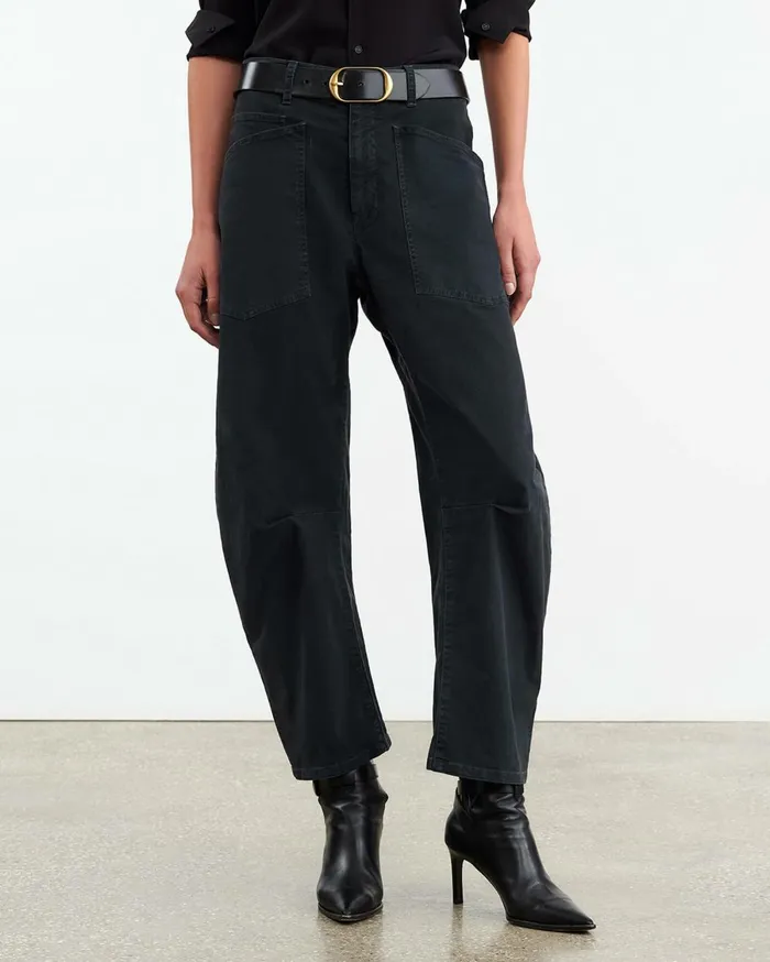 Nili Lotan SHON PANT Wood Women Pants and Shorts