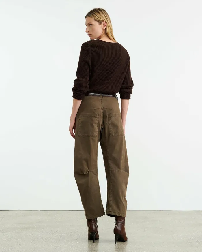 Nili Lotan SHON PANT Wood Women Pants and Shorts