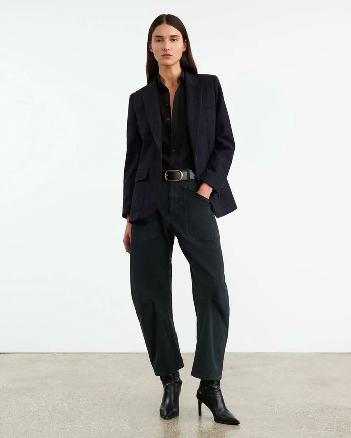 Nili Lotan SHON PANT Wood Women Pants and Shorts