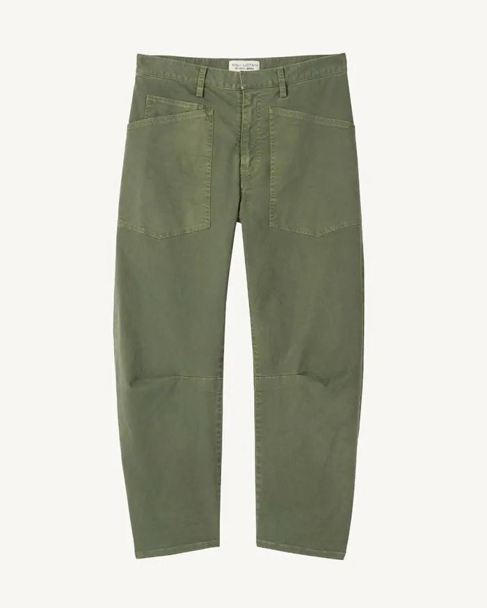 Nili Lotan SHON PANT Wood Women Pants and Shorts