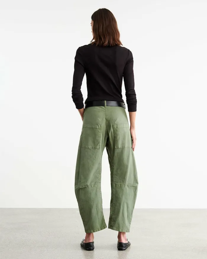 Nili Lotan SHON PANT Wood Women Pants and Shorts