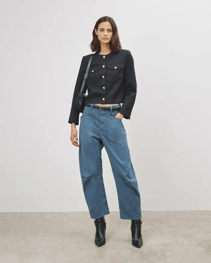 Nili Lotan SHON PANT Wood Women Pants and Shorts