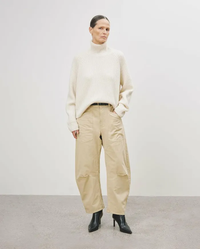 Nili Lotan SHON PANT Wood Women Pants and Shorts