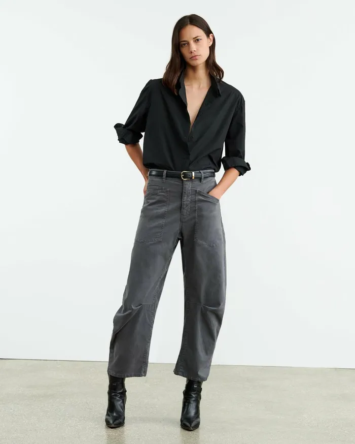 Nili Lotan SHON PANT Wood Women Pants and Shorts