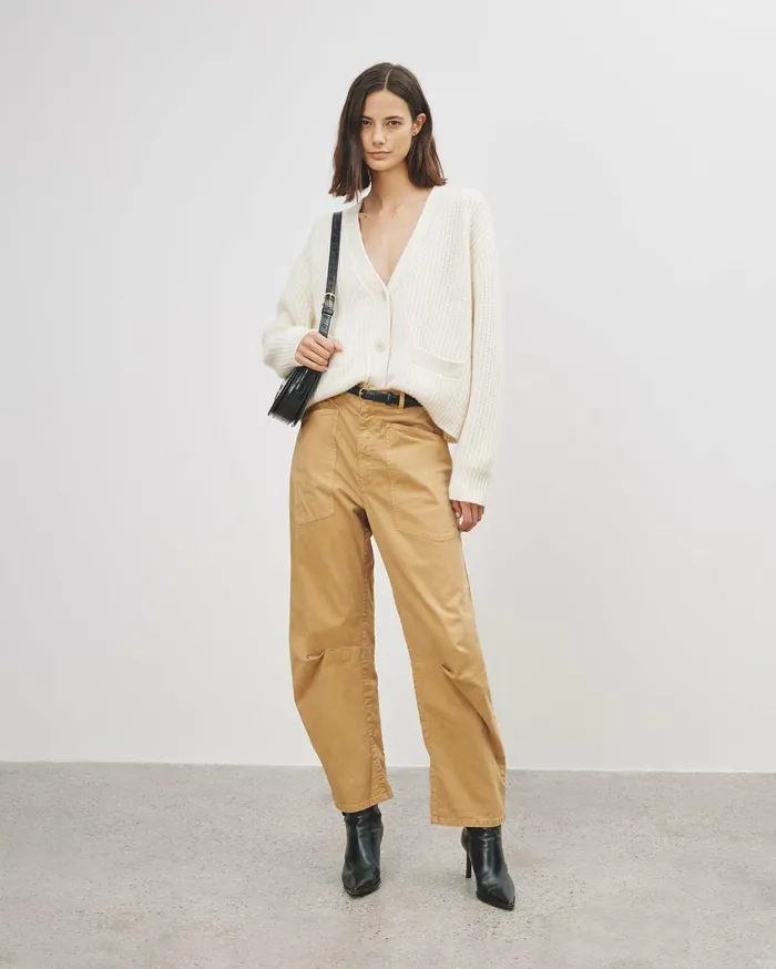 Nili Lotan SHON PANT Wood Women Pants and Shorts