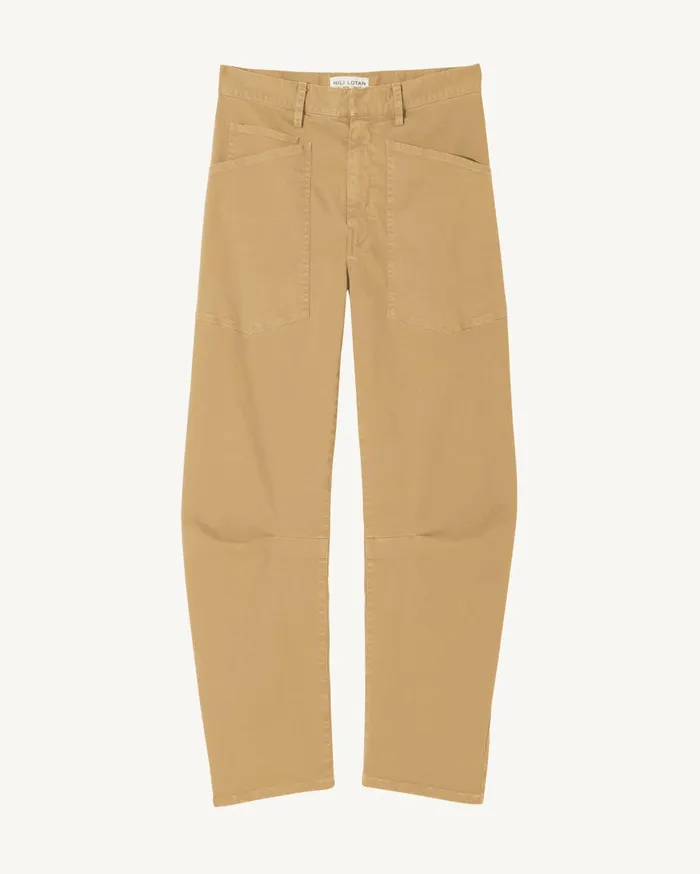 Nili Lotan SHON PANT Wood Women Pants and Shorts