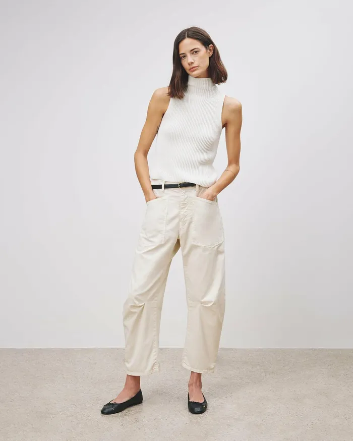 Nili Lotan SHON PANT Wood Women Pants and Shorts