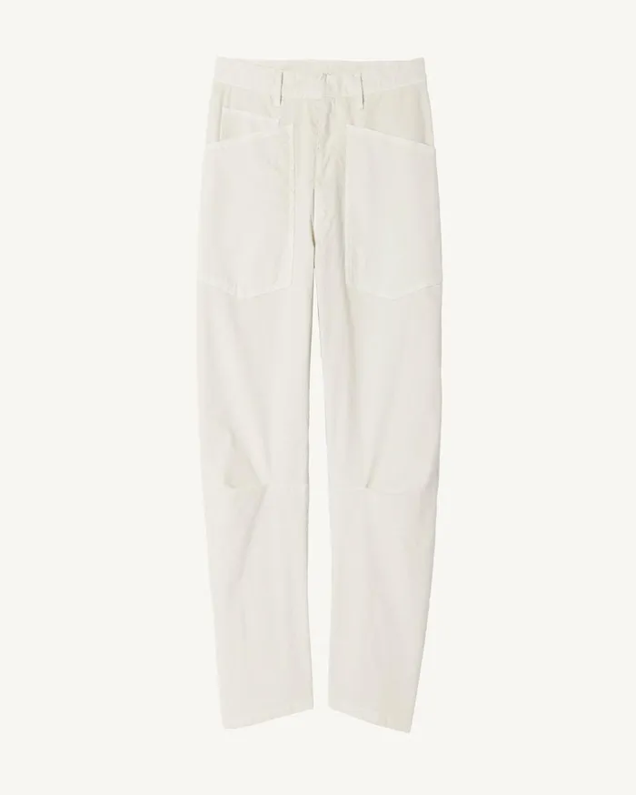 Nili Lotan SHON PANT Wood Women Pants and Shorts