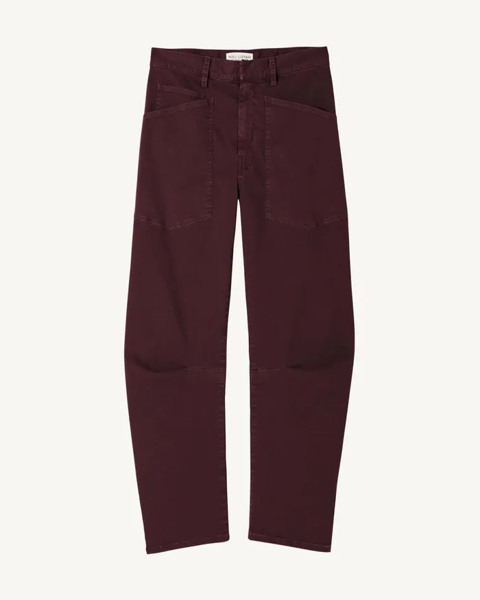 Nili Lotan SHON PANT Wood Women Pants and Shorts