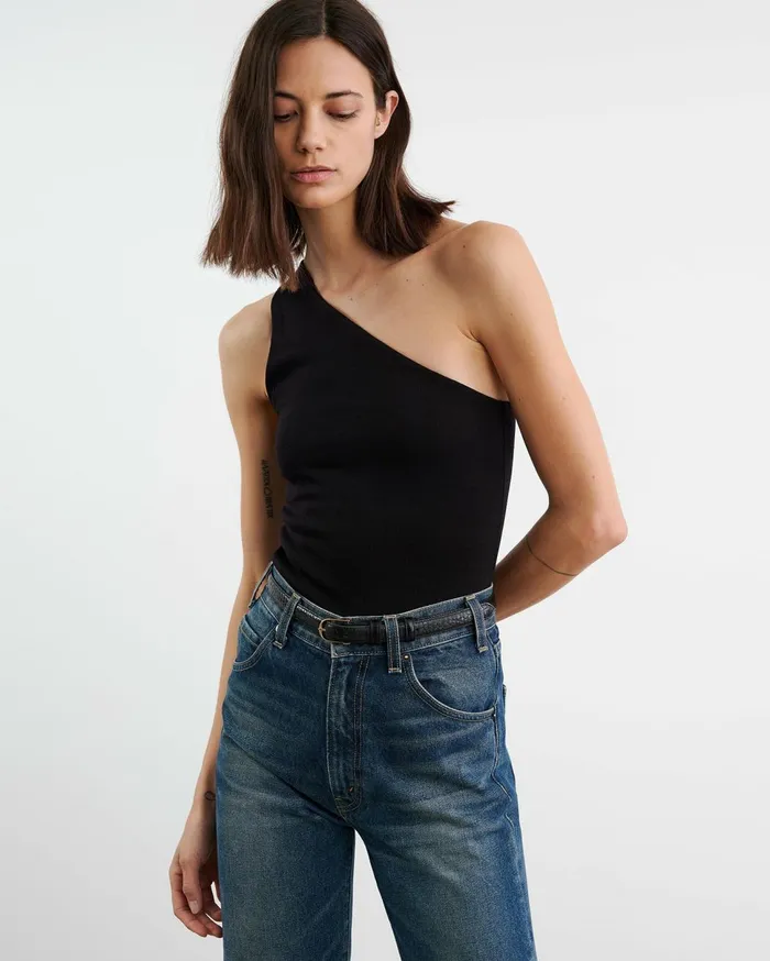 Nili Lotan VIVIANNE KNIT TOP Black Women Tops