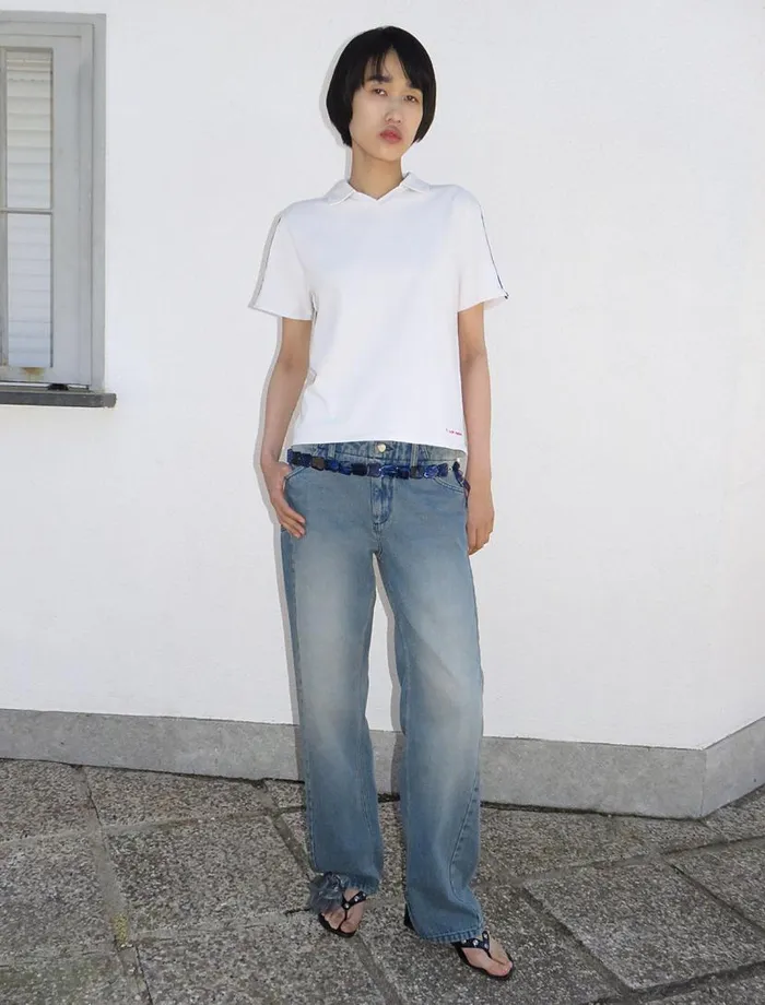 No 1303 Beerhost White Women Paloma Wool Tops