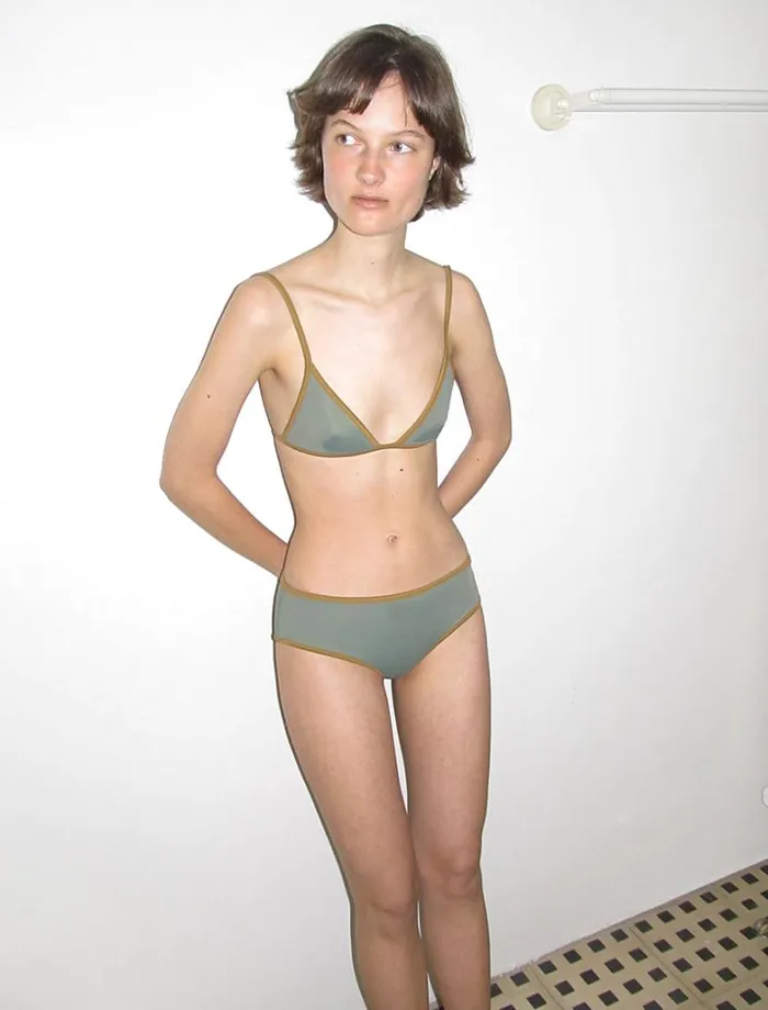 No 1583 Etmos Khaki Women Paloma Wool Swimwear