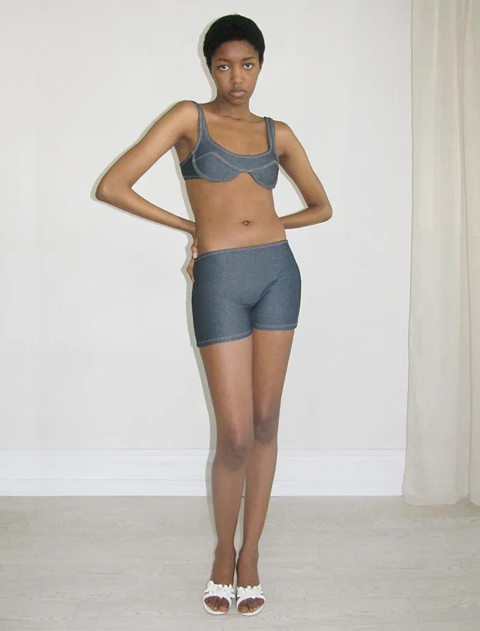 No 1635 Figlis Denim Women Paloma Wool Swimwear