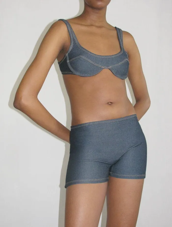 No 1635 Figlis Denim Women Paloma Wool Swimwear