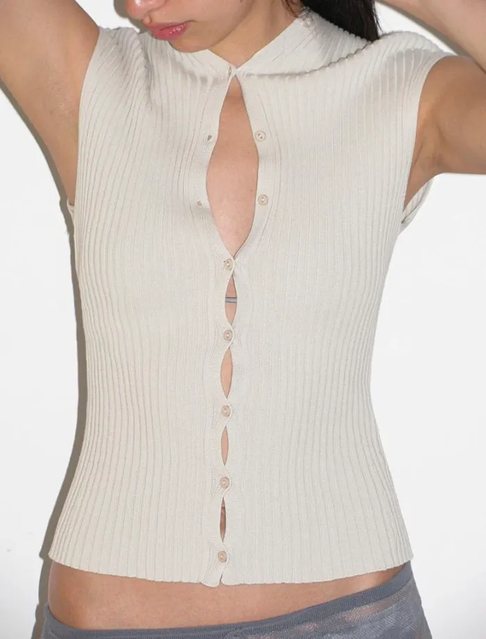 No 1655 Aiko Ecru Women Paloma Wool Tops