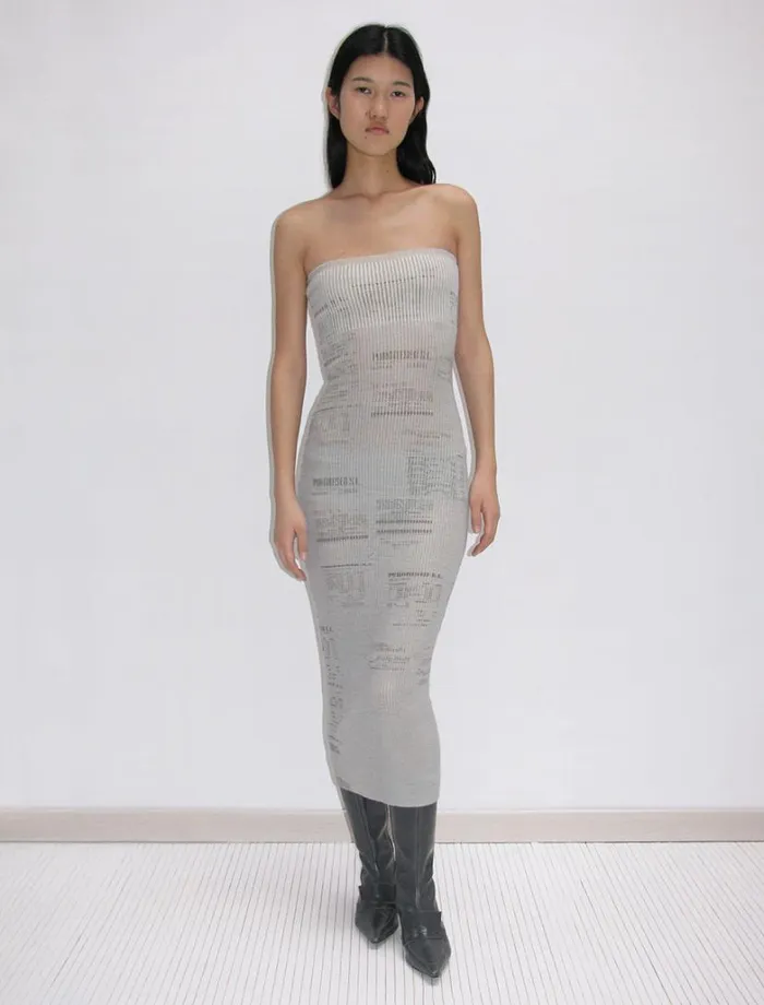 No 1866 Mercat Light Grey Women Paloma Wool Dresses