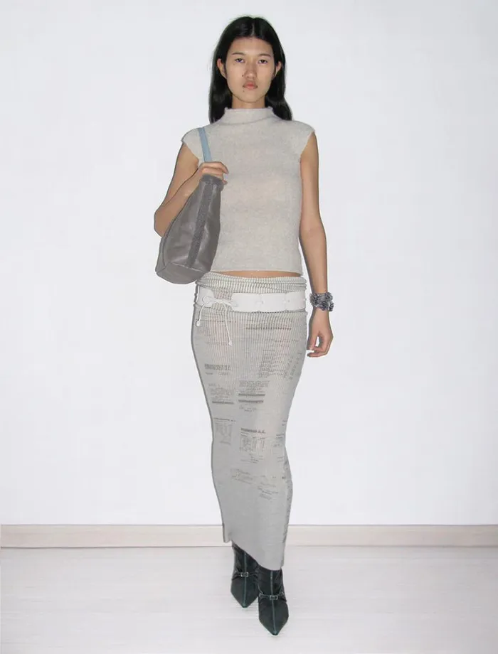 No 1866 Mercat Light Grey Women Paloma Wool Dresses