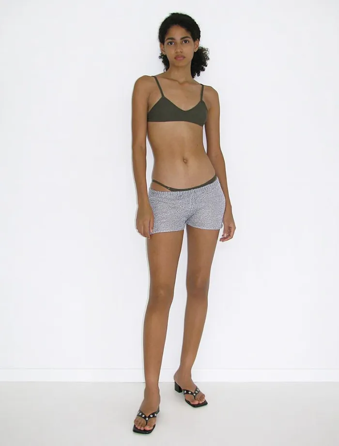 No 2002 Mardini Top Khaki Women Paloma Wool Swimwear
