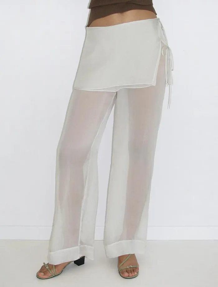 No 2018 Silk Archive Ecru Women Paloma Wool Bottoms