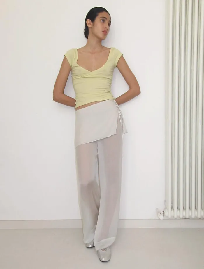 No 2018 Silk Archive Ecru Women Paloma Wool Bottoms