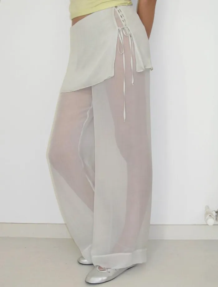 No 2018 Silk Archive Ecru Women Paloma Wool Bottoms