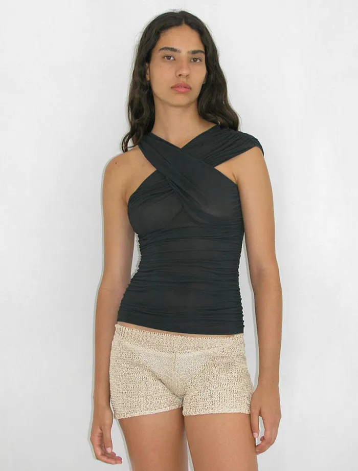 No 2052 Mushka Dark Green Women Paloma Wool Tops