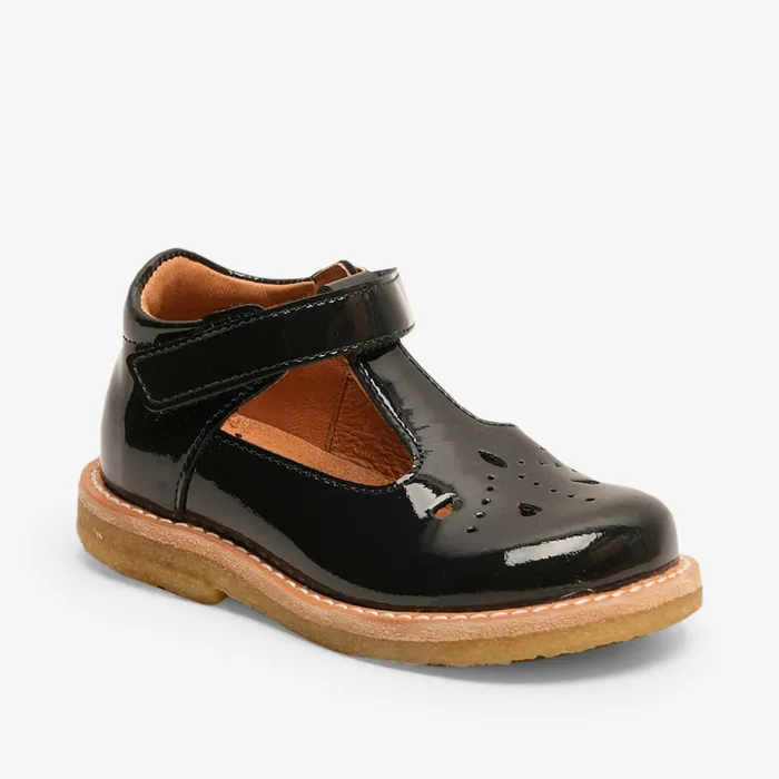 noelle patent midnight Blue Ballerinas bisgaardshoes KIDS