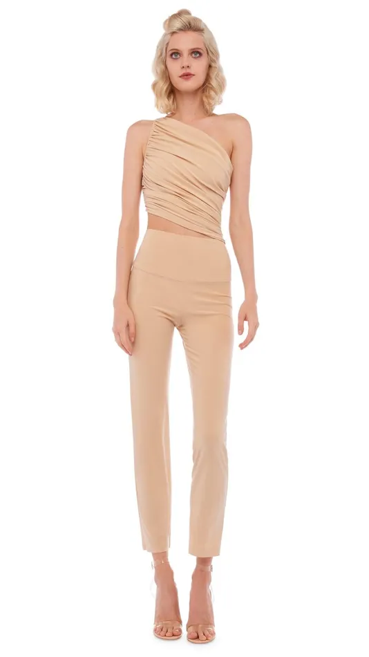 Norma Kamali Bottoms PENCIL PANT Con Leche 8211 Clothing