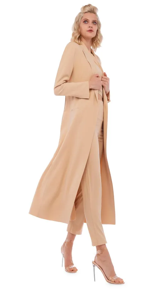Norma Kamali Bottoms PENCIL PANT Con Leche 8211 Clothing