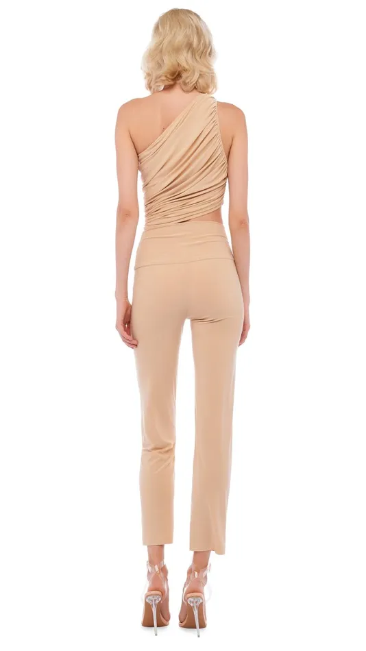 Norma Kamali Bottoms PENCIL PANT Con Leche 8211 Clothing