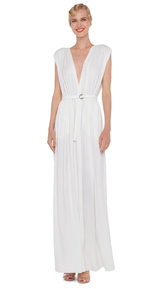 Norma Kamali Dresses ATHENA GOWN Snow White 8211 Clothing